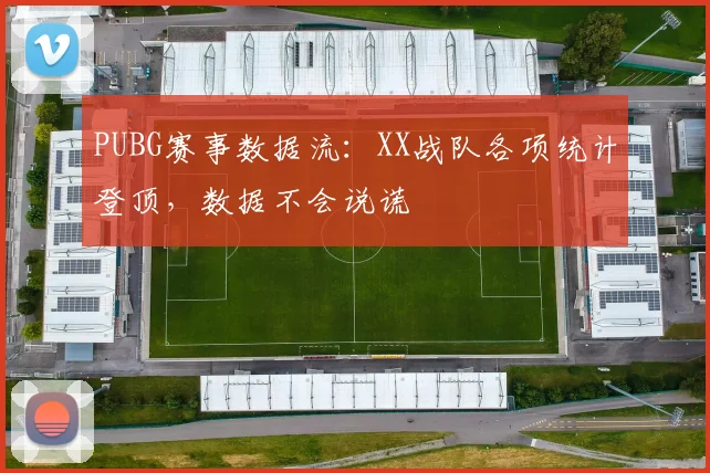 PUBG赛事数据流:XX战队各项统计登顶,数据不会说谎